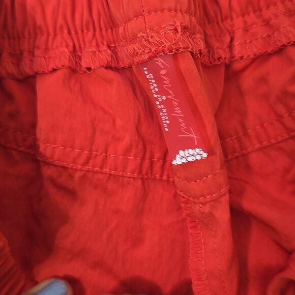 FP Movement  Cargo Utility Pants Red Orange Size Small - Picture 3 of 9